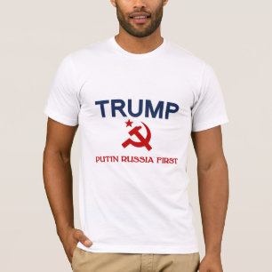 Trump Poetin Rusland eerste t-shirt