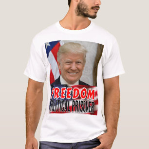 Trump politiek gevangene t-shirt