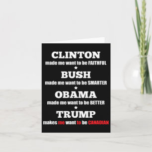 Trump politiek T-shirt voor onafhankelijken en lib Kaart