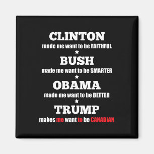 Trump politiek T-shirt voor onafhankelijken en lib Magneet