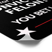 Trump Politieke presidentsverkiezingen stemmisdrij Poster (Hoek)