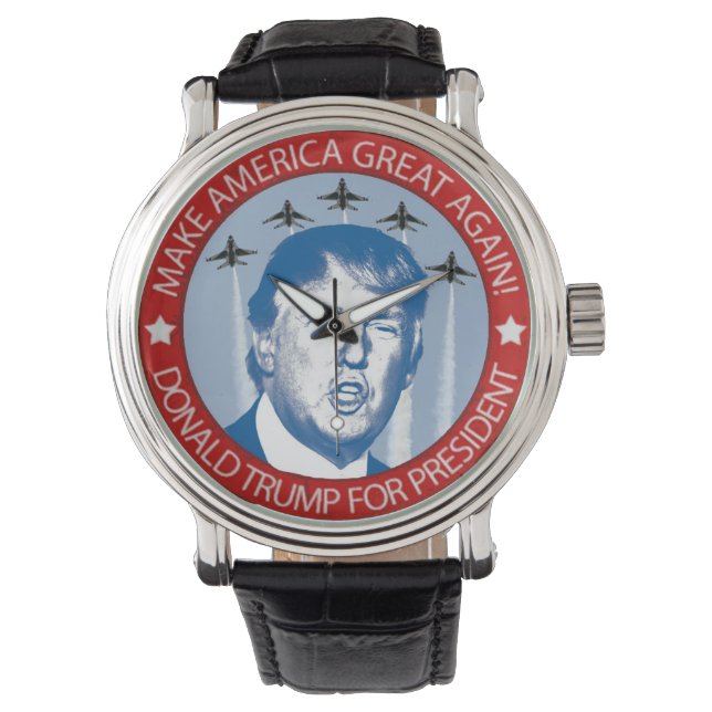 Trump-polshorloge Horloge (Voorkant)