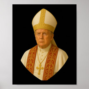 Trump Pope Graphic - Grappig politiek ontwerp Poster
