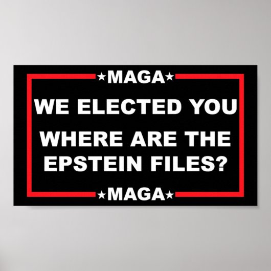 Trump Poster (Voorkant)