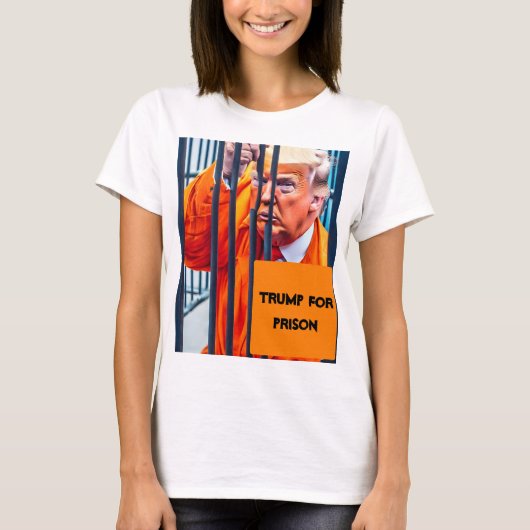 Trump Pour T-Shirt En Prison (Devant)
