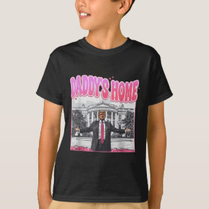 Trump President 47e Daddys Home Witte Huis Grappig T-shirt