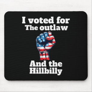 Trump President-elect I stemde op Outlaw Hillbilly Muismat
