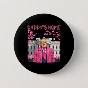 Trump President opnieuw papa's huis nemen Amerika Ronde Button 5,7 Cm