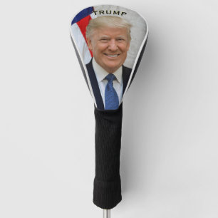 Trump President Portret 🇺🇸😁 Glimlachen Golfheadcover