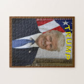 Trump President Portret Lachend Legpuzzel (Horizontaal)