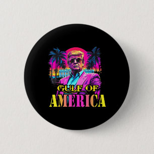 Trump, president van de Amerikaanse Golf Mexico, T Ronde Button 5,7 Cm