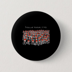 Trump President VS Vlag Halloween Horror Verhaal Ronde Button 5,7 Cm