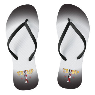 Trump Presidential 💪 Gold Verenigde Staten Teenslippers