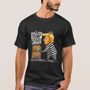 Trump Presidential Library Grappig Anti Trump T-shirt