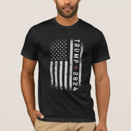Trump presidentsverkiezingen 2024 t-shirt