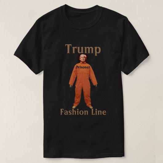 Trump Prisoner Mode Line T-Shirt (Design voorkant)