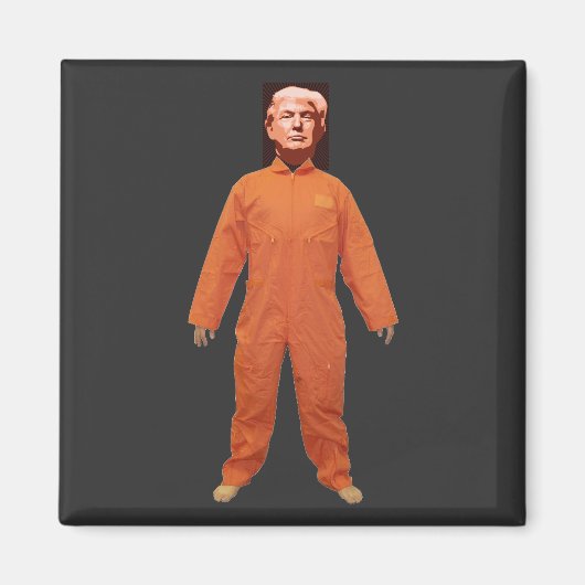 Trump Prisonnier Magnet (Devant)