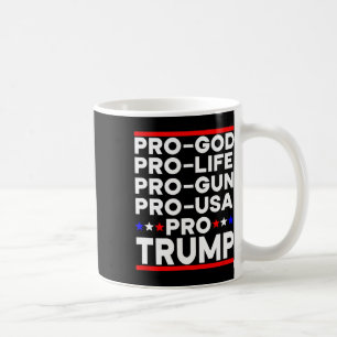 Trump Pro Wapen Pro Leven Pro God Pro Amerika Repu Koffiemok