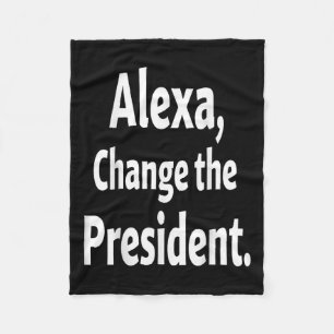 Trump protesteert tegen politiek 1 fleece deken