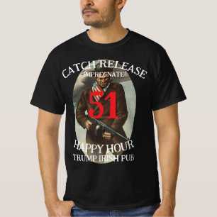 Trump Pub Jersey Genummerde Handtekening Gesigneer T-shirt