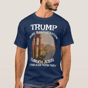 Trump Publieke Masturbatie Video Aap WHZoo T-shirt
