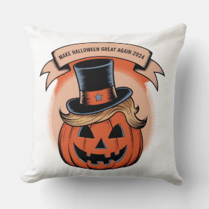 Trump Pumpkin Sierkussen: feestelijk nieuw model Kussen