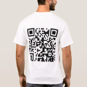 Trump QR Code, 45/47 Trump YMCA dans QR Code T-shirt (Achterkant)