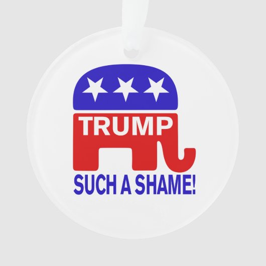 Trump Quelle honte ! (devant)