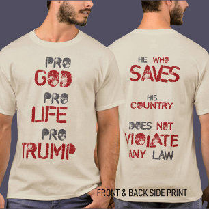 Trump Quote Shirt   Conservatieve kleding T-shirt