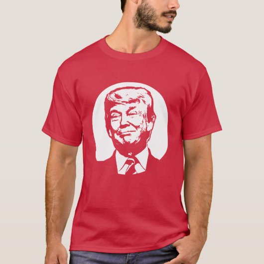 Trump Red t-Shirt glimlachen (Voorkant)
