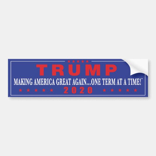 Trump Reelection Bumpersticker (Voorkant)