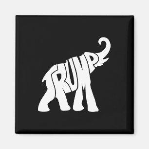 Trump Republikeins Olifant Shirt voor Aanhangers Magneet