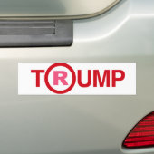 Trump: Republikeinse Bumper. Bumpersticker (Op auto)