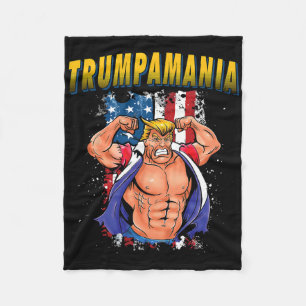 Trump Republikeinse Conventie Worstelen Meme Trump Fleece Deken