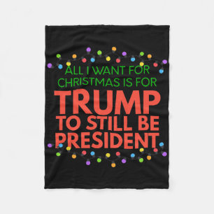 Trump Republikeinse Kerstmis 2020 - Alles Wat Ik W Fleece Deken