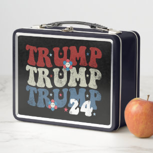 Trump Retro Groovy Bloem 24 2024 Verkiezing