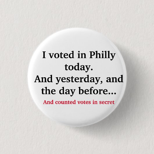 Trump Ronde Button 3,2 Cm (Voorkant)