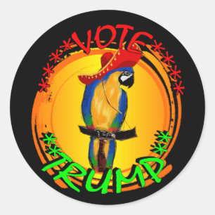 TRUMP RONDE STICKER