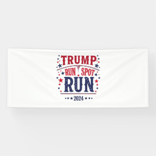 Trump Run Spot Run Grappige Verkiezingsdebat  Spandoek
