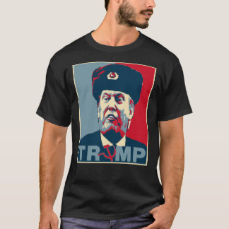 Trump Russia Poster Sticker T-shirt