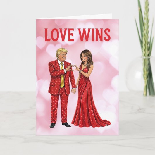 Trump Saint-Valentin | Carte de la Saint-Valentin  (Devant)
