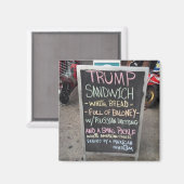 TRUMP SANDWICH MAGNET (Recto/Verso)