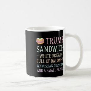 Trump Sandwich teken grappig Koffiemok