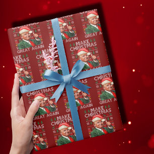 Trump Santa Claus   Maak kerst weer geweldig Cadeaupapier