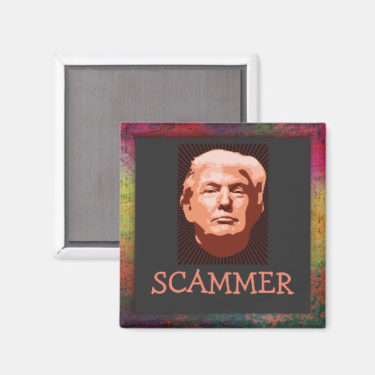 Trump Scammer Magnet (Recto/Verso)