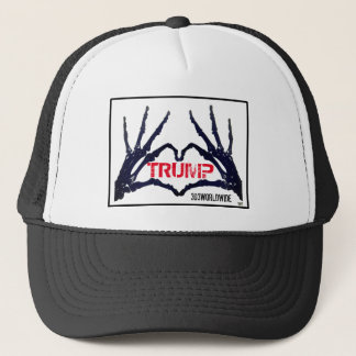 "TRUMP" Schedel Handen Trucker Hoed Pet