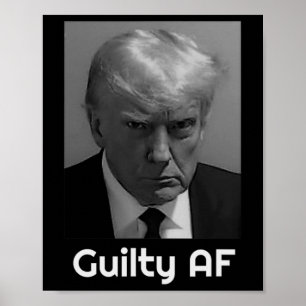 Trump Schuldige Af  Poster