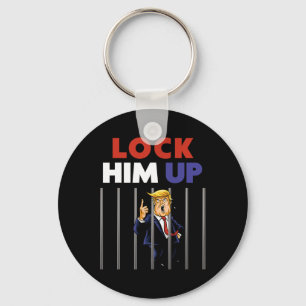 Trump Shirt - Sluit hem op - Anti Trump Sleutelhanger