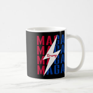 Trump Shirt Vlag  Stijl Poster Mega 2024 Koffiemok