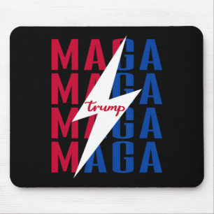 Trump Shirt Vlag Stijl Poster Mega 2024 Muismat